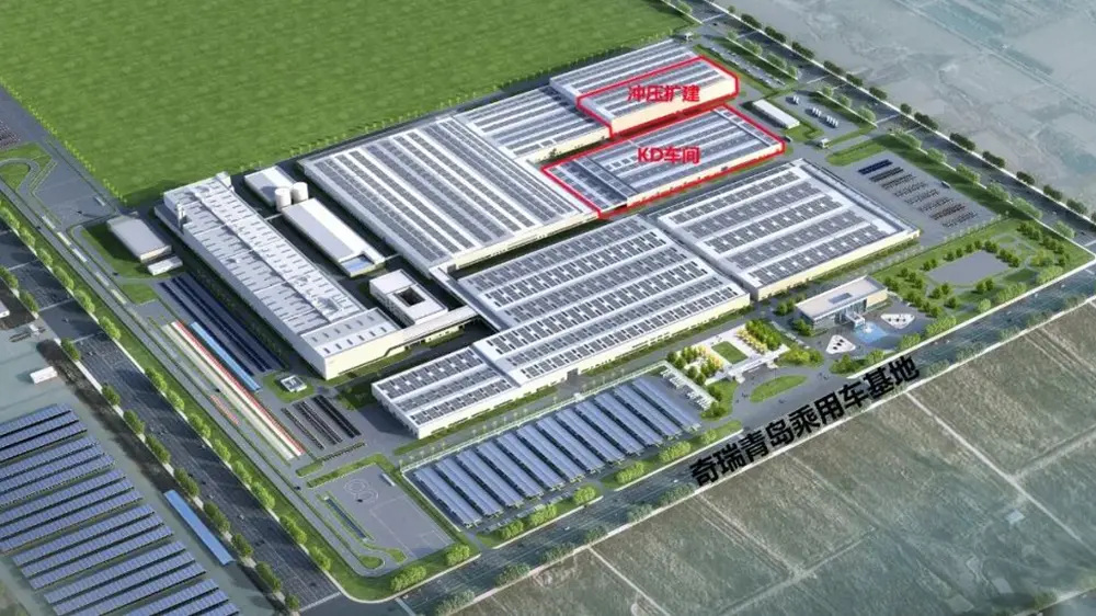 Proyek konstruksi bengkel produksi suku cadang Chery KD sedang berjalan, EIHE menyadari proyek konstruksi pangkalan Chery Automobile Qingdao memenangkan tawaran 