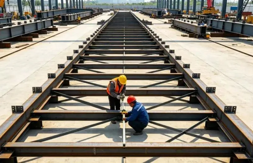 Perakitan Struktur Baja di Tempat + Alur Kerja Konstruksi Pengangkatan Integral + Pertimbangan Utama