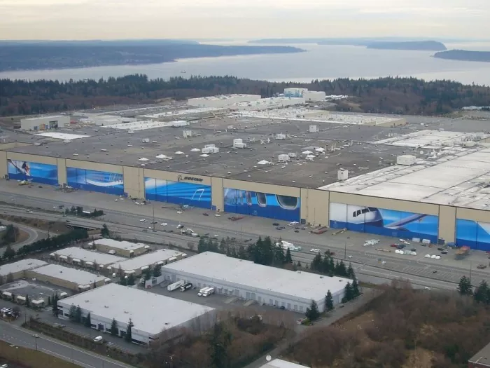 Steel Structure Aircraft Manufacturing Workshop Construction