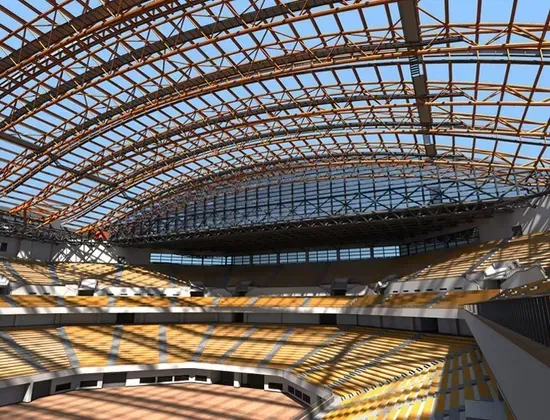 Stadion Rangka Ruang Baja Rentang Besar