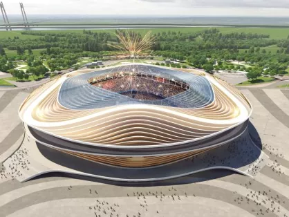Struktur Baja Rentang Besar untuk Stadion