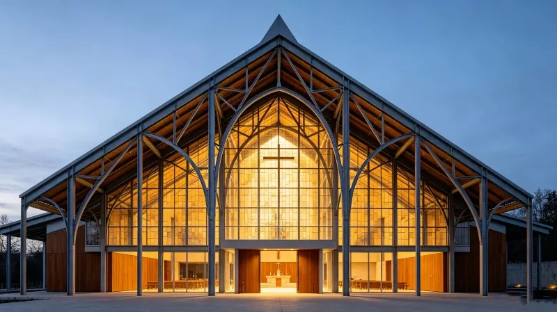 Konstruksi Gereja Bingkai Portal