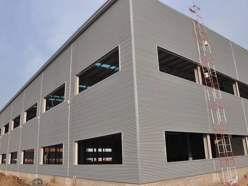 Gedung Gudang Logam Prefab