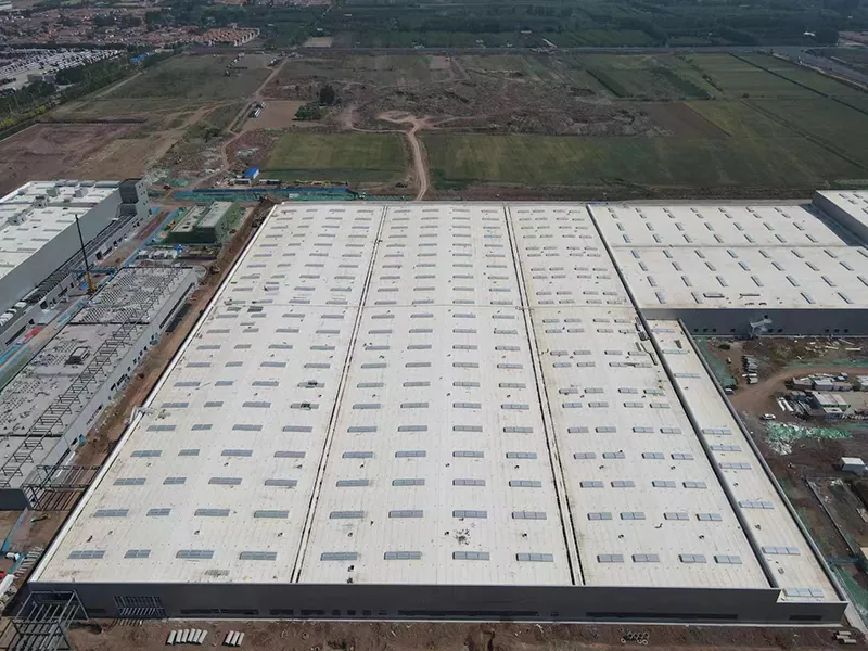 Bangunan Gudang Logam Baja Prefab