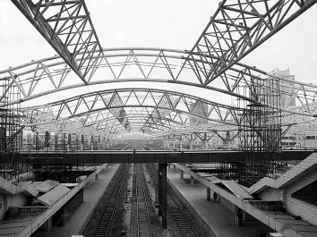 Stasiun Kereta Struktur Baja Ringan Prefabrikasi