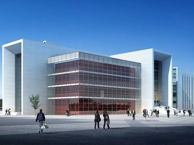 Blok Kantor Modern Baja