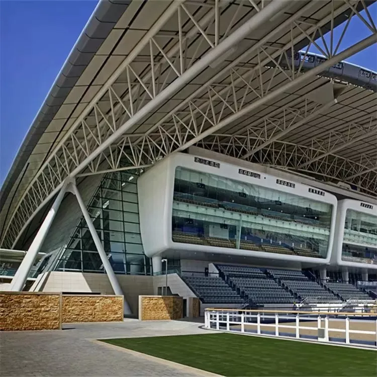 Stadion Mengadopsi Rangka Pipa Baja