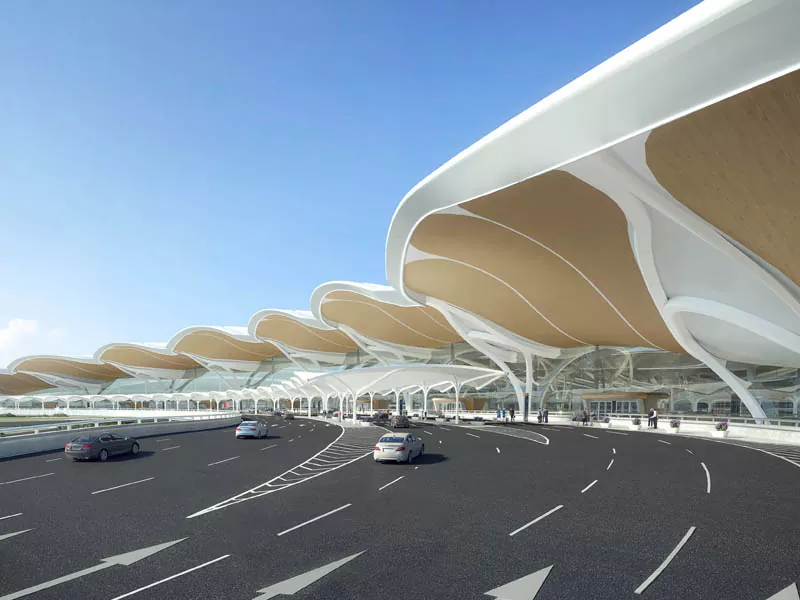Terminal Bandara Bangunan Struktur Baja