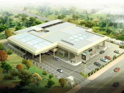 Rangka Struktur Baja Balok Ruang Pameran Gudang Kantor Hotel