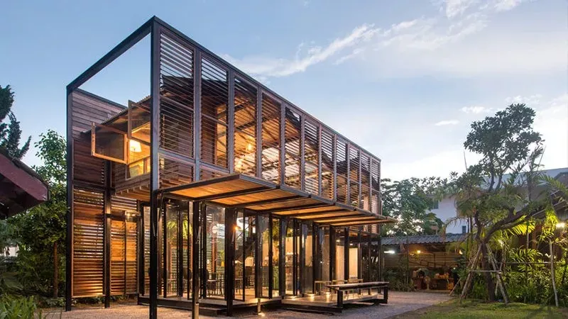 Struktur Baja Bangunan Hotel Modular