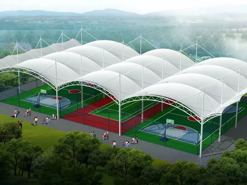 Stadion Olahraga Luar Ruangan Struktur Baja